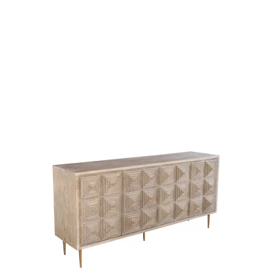 Milo Wood 4 Doors Sideboard