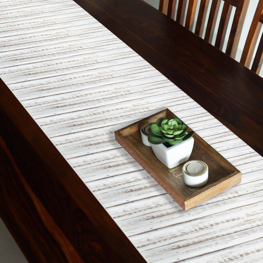 Shabby Chic Table Runner, Old Barn Wood Tablecloth, Farm Décor, Minimalist Farmhouse Cloth