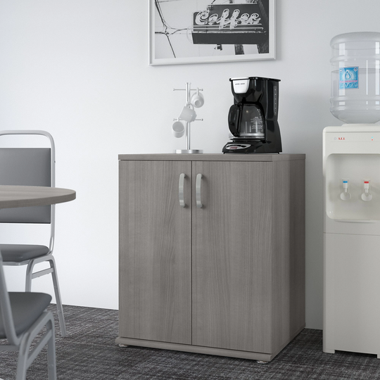 Universal Floor Storage Cabinet with Doors by Bush Business Furniture