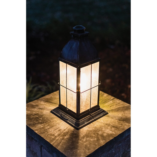 Hinkley Bingham 3-Light Outdoor Pier Mount in Greystone - Three-Light