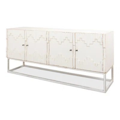 Aztec 80" Wide Pine Wood Sideboard