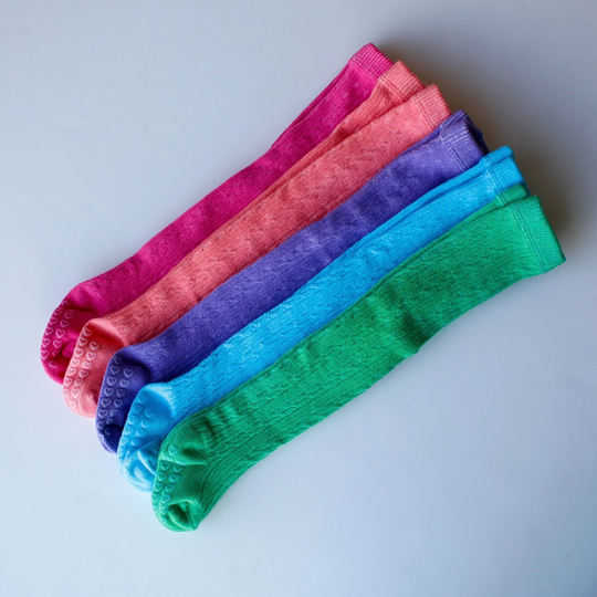 Spring 2022 Hand Dyed, Spring Colored Cable Knit Tights, Baby Girls Warm Tights