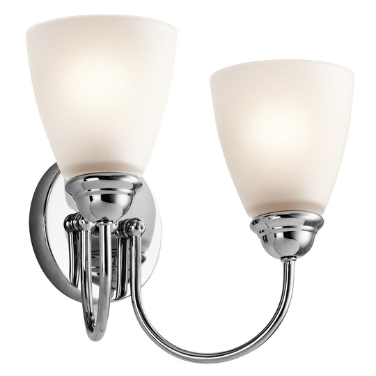 Kichler Lighting Jolie Collection 2-light Chrome LED Bath/Vanity Light