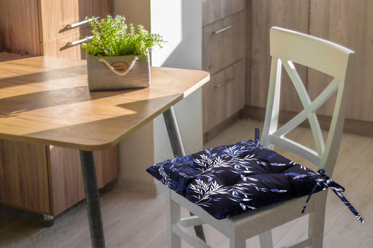Cushions Chairs, 17 Inches, Square Chair Cushion, Pads For Cushion With Ties