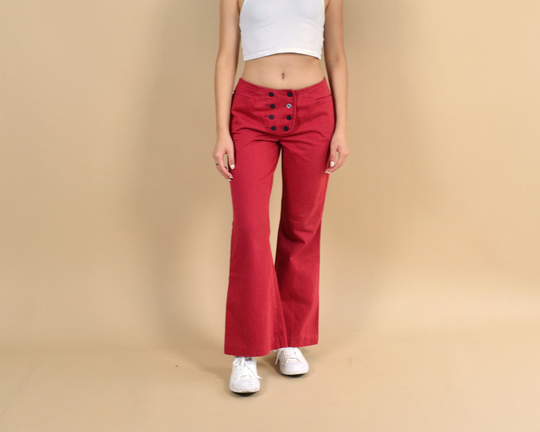 60S/70S Flare Vintage Sailor Pants