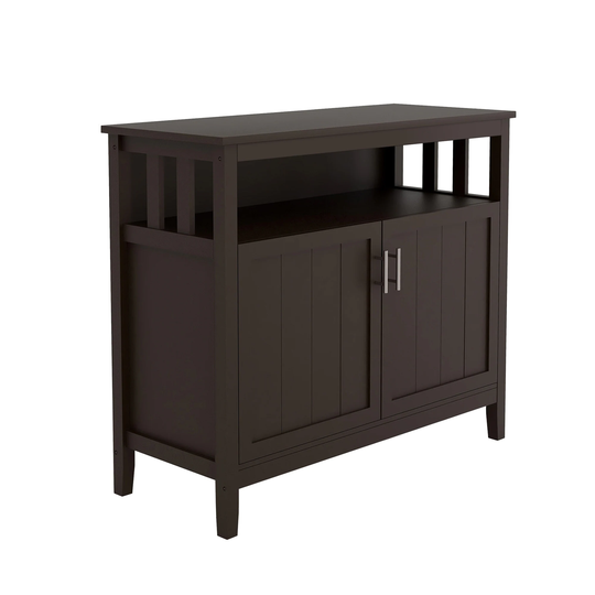 Modern Large Storage Space Kitchen Storage Sideboard And MDF Panel Buffet Server Cabinet
