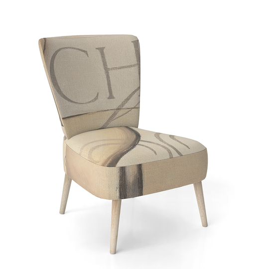 Designart 'French Chateau White Wine II' Upholstered Food and Beverage Accent Chair