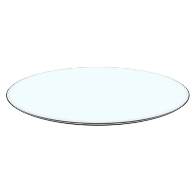 Pencil Clear Tempered Glass Top