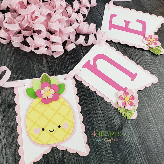 Pineapple High Chair Banner