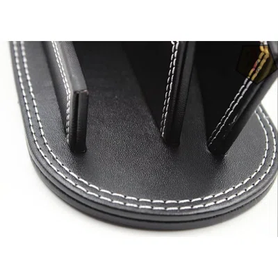 Multi-Function PU Leather Pen Pencil Holder Cup Round Desk Stationery Pen Organizer Storage Box Desktop Office Supplies Organizer Accessories Pen Penc
