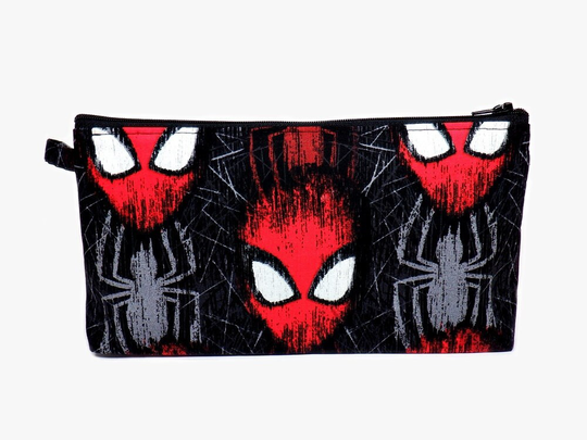 Tall Pencil Case, Back To School, Student Supplies, Standing Large Pouch, Spiderman Anime Cartoon Pouch
