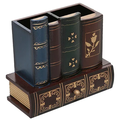 Fabian Book Style Supply Caddy Pen Holder