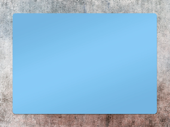 Pastel Blue Chair Mat, Protective Vinyl Floor Splat Office Decor, Flooring, Comfort Mat