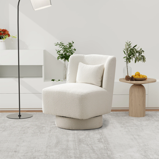 Comfy Accent Chair Swivel 360 Degree Club Chair for Living Room,Office - 24"Wx27"Dx30"H