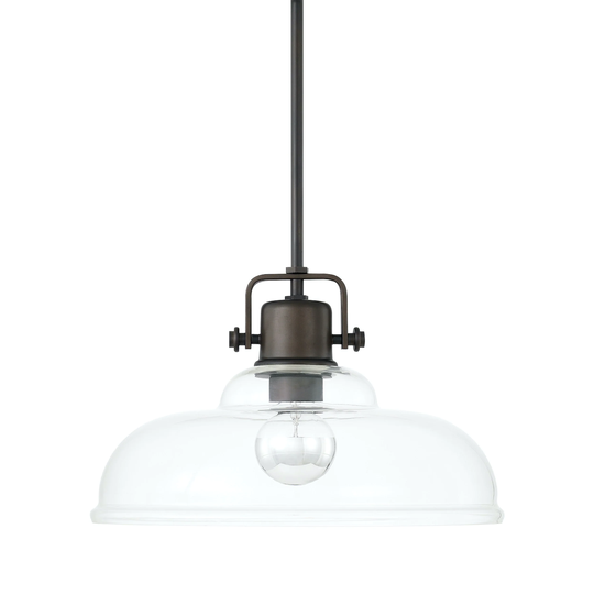 Jack 1-light Hanging Pendant w/ Clear Glass