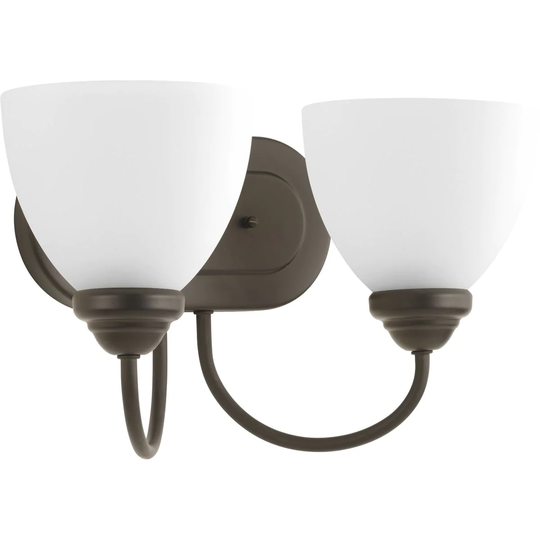 Progress Lighting Bronze Heart Collection 2-light Antique Bronze Bath Light