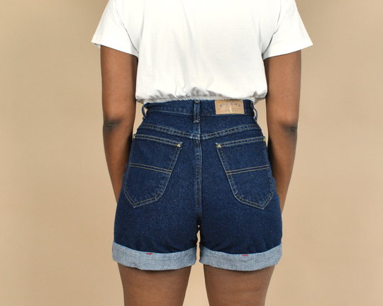 Rider Size 27 Dark Wash Vintage Denim Shorts