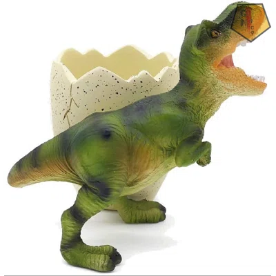 Dinosaur Egg Pencil Holder Desk Supplies Organizer Desktop Pen Cup Storage Pot Container Stationery Box Organizer Dino Party Decorations Supplies For