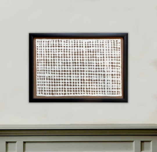 Handcrafted Paper Wall Art, Large, Rice Mexican Amate