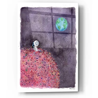 Sitting on a Flower Moon by Rachel Nieman - Unframed Painting