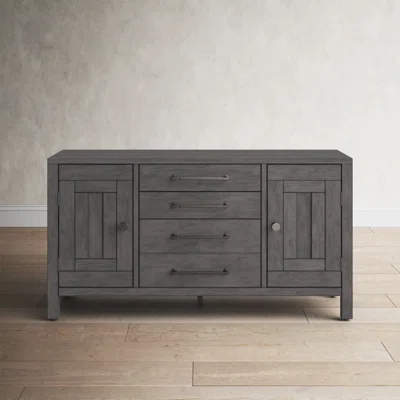 Justine 3 - Drawer 4 - Shelf Filing Credenza