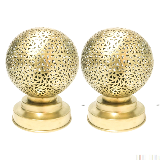Moroccan Table Lamps Pair, Moroccan Bedside Lamp, Globe Lamp Shade, Moroccan Desk