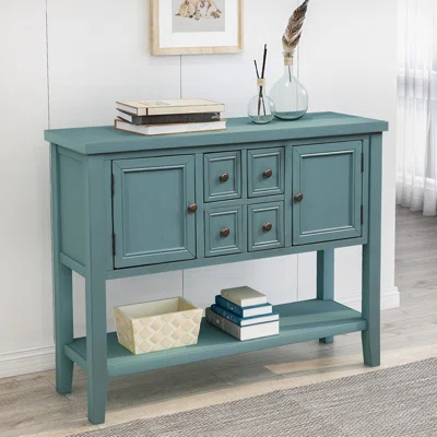 Camella Sideboard Console Table With Bottom Shelf