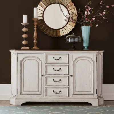 Bantry 19" Wide 4 Drawer Birch Sideboard