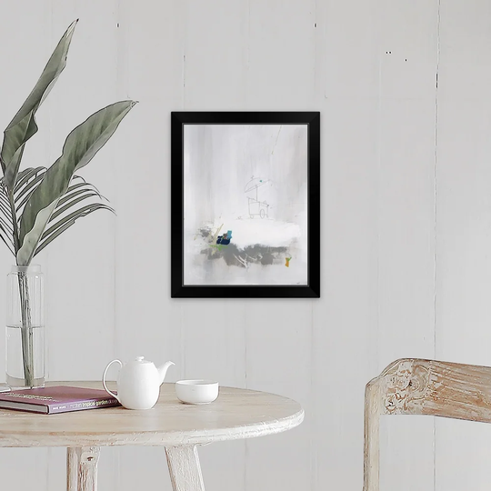 "Across the Block XIII" Black Framed Print