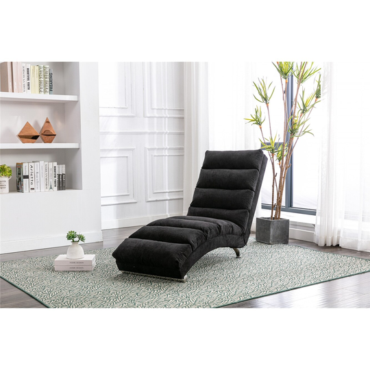 Modern Linen Long Lounger Backrest Adjustable Sofas Ergonomically Massage Chair
