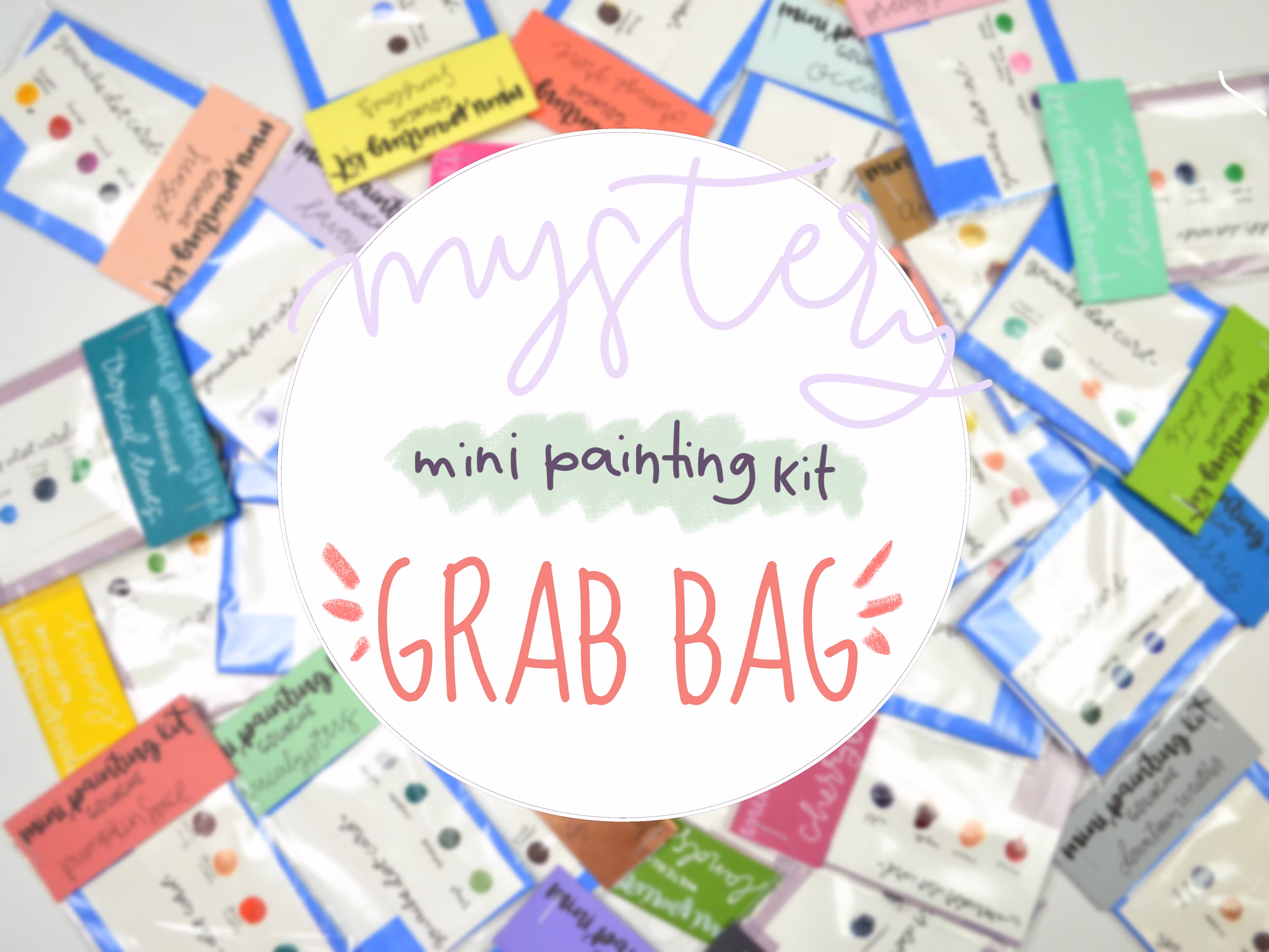 Mystery Grab Bag Mini Painting Kit