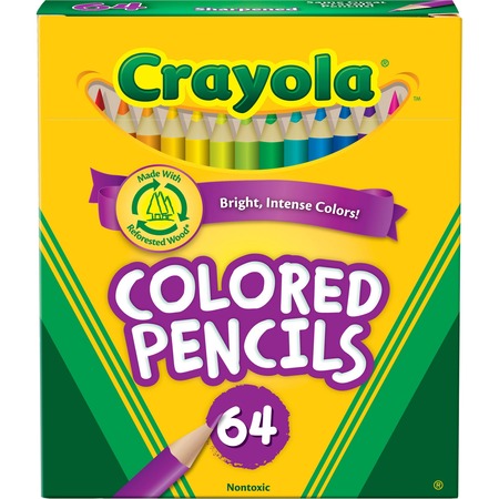 Wholesale Crayola BULK Colored Pencils: Discounts on Crayola 64 Count Colored Pencils, Short CYO683364