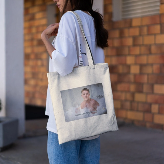 Friends Chandler Tote Bag -Aesthetic Tote Bag, Art Bag, Artsy Bag, Grunge Bag, Friends Bag, Aesthetic Bag