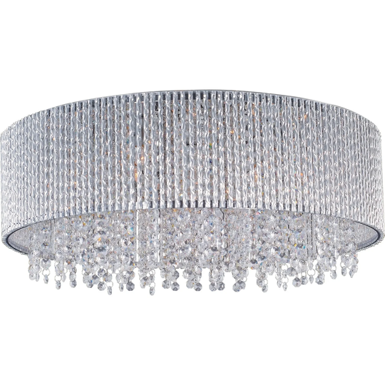 Maxim 10-Light Spiral-Flush Mount
