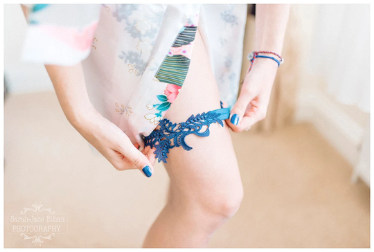 Teal Blue Lace Unique Wedding Garter Set For Bride Something Bridal Gift Accessories
