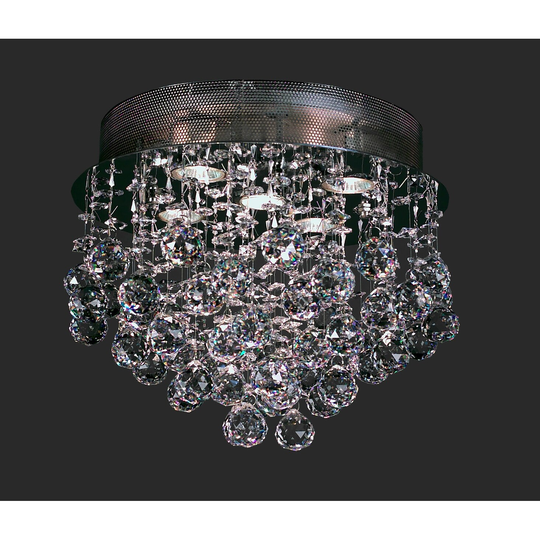 Classic Lighting 12" Crystal Flushmount from the Andromeda Collection