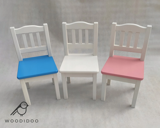 Color Wooden Chair For Toddler, Children