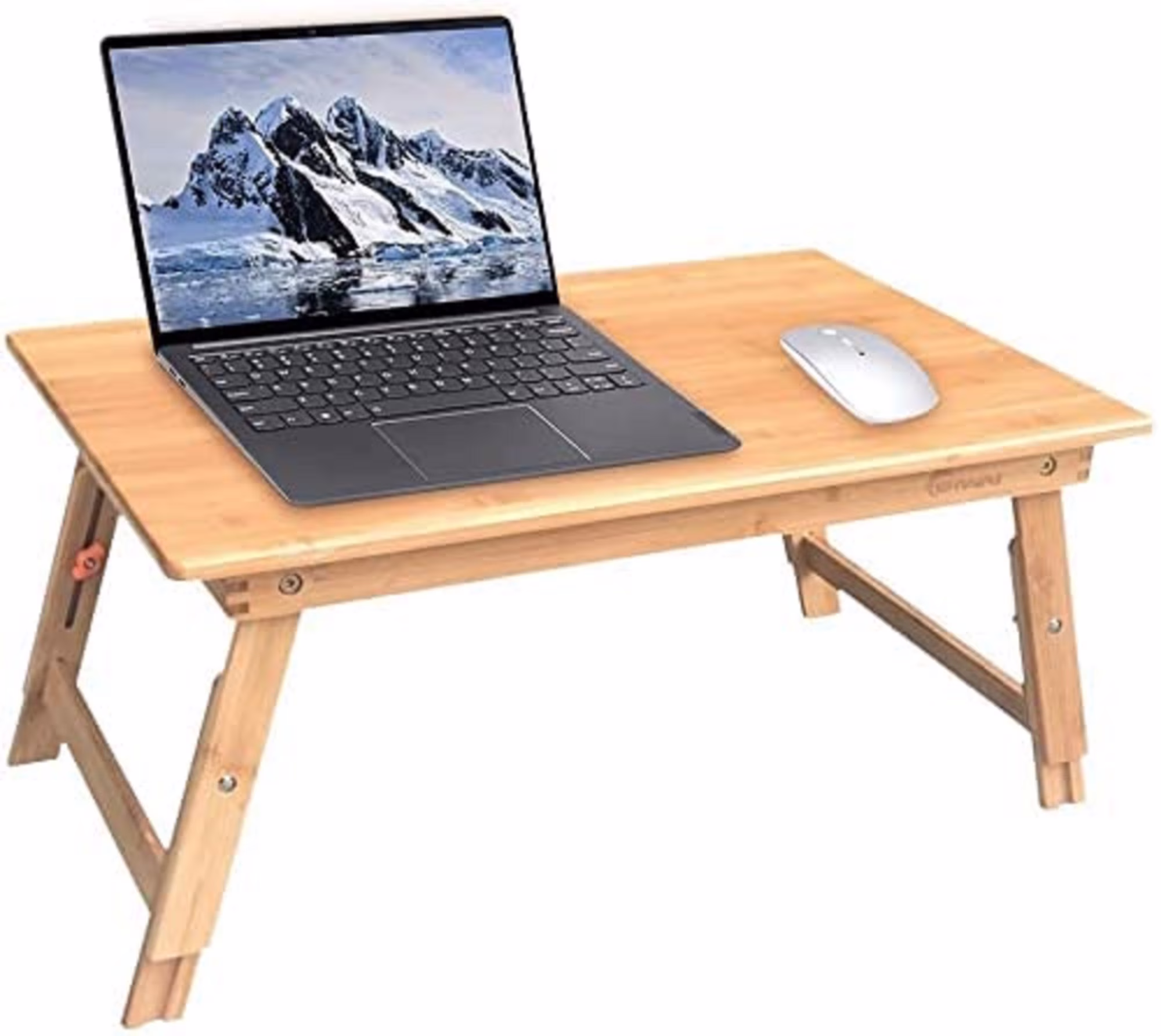 Laptop Desk Bed Tray Table Folding Low Coiwai Bamboo Portable Tea Coffee Camping Picnic Balcony Bay Window