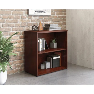 2-Shelf Commercial Bookcase In Classic Cherry