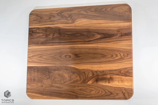 Custom Dining Table For Flying Cloud, 39" X 35", 1" Thick Walnut