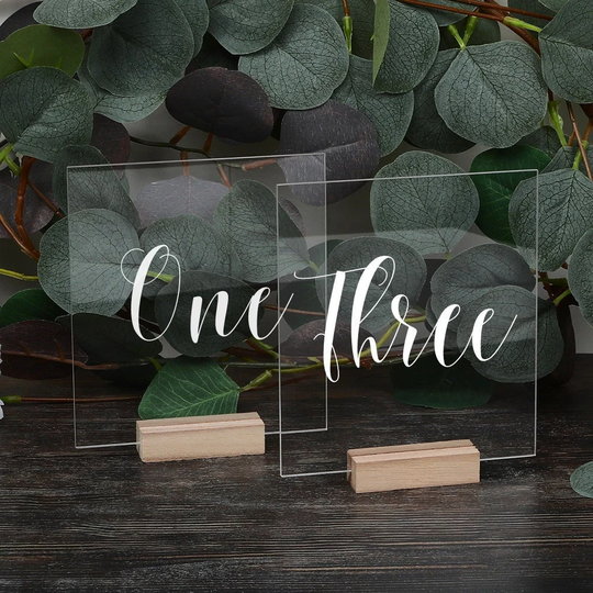 Wedding Table Numbers, Custom Sign, Acrylic Number For Wedding, Party Decor, Wedding Favors, Bridesmaid Proposal, Wedding Gifts
