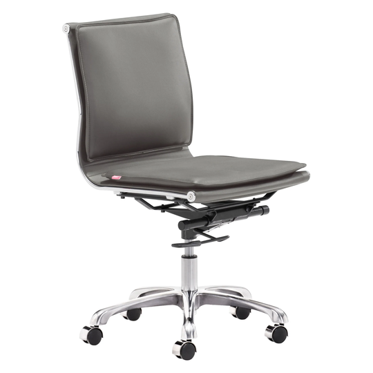 Dream Plus Armless Office Chair Gray