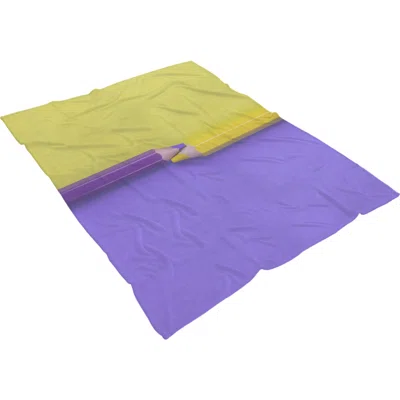 Games Colored Pencils 23 Throw Blanket