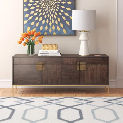 Alysa 78.75" Wide 4 Drawer Sideboard