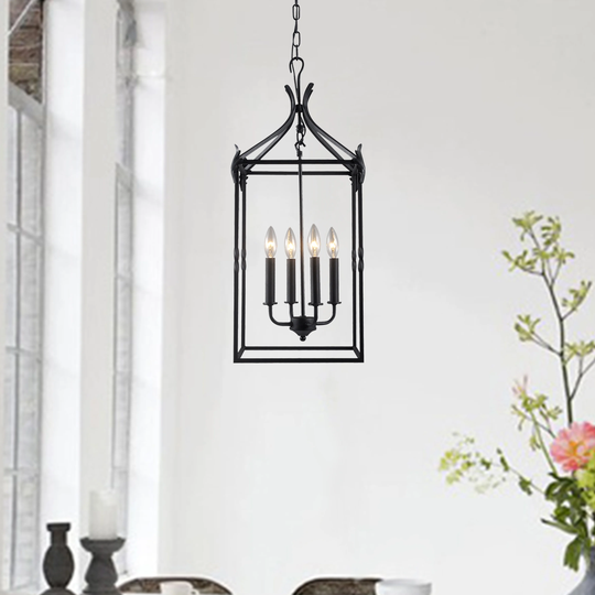 Eden 4-Light Lantern Geometric Pendant