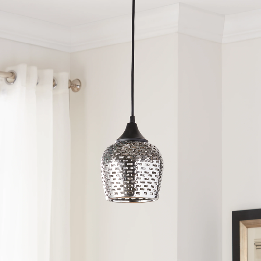 Kichler Lighting Annata Collection 1-light Black Mini Pendant