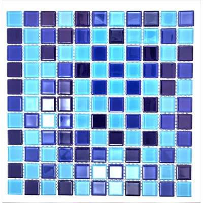 1" x 1" Glass Grid Mosaic Wall & Floor Tile