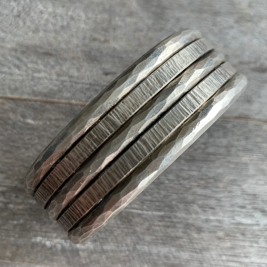 Made To Order | Bracelet Facets & Bark Cuff