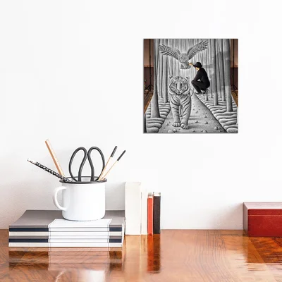 Pencil vs. Camera 74 (in the Making) by Ben Heine - Graphic Art Print