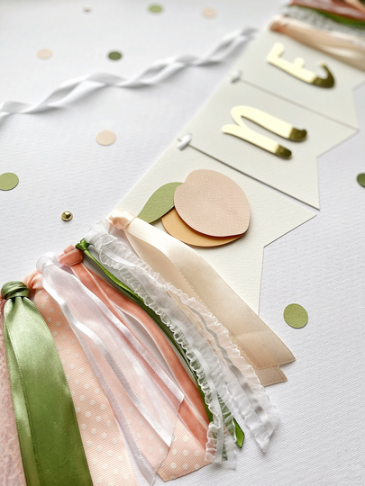 Sweet As A Peach One High Chair Banner 1st Birthday Decorations